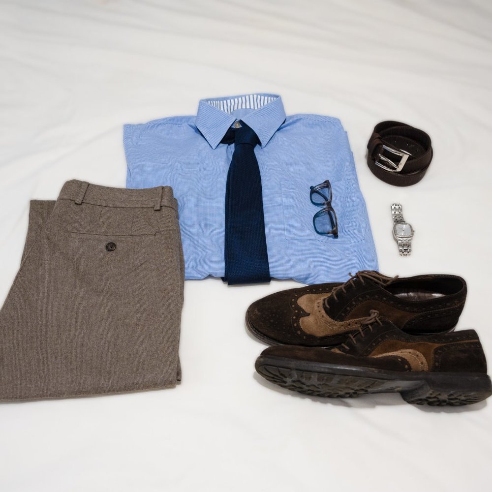 Ike Behar Houndstooth Dress Shirt